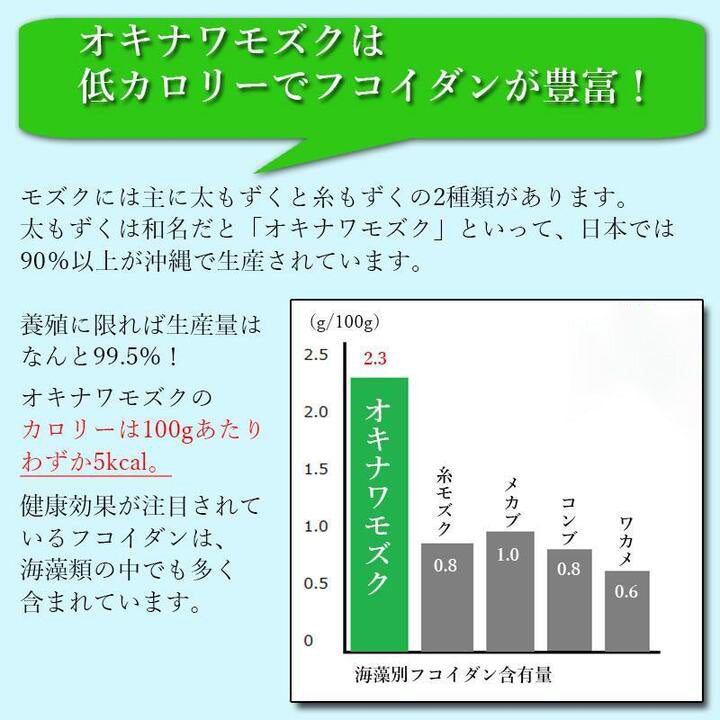 【送料無料】 もずく 600g(300g×2袋) 沖縄つけん島産塩もずく